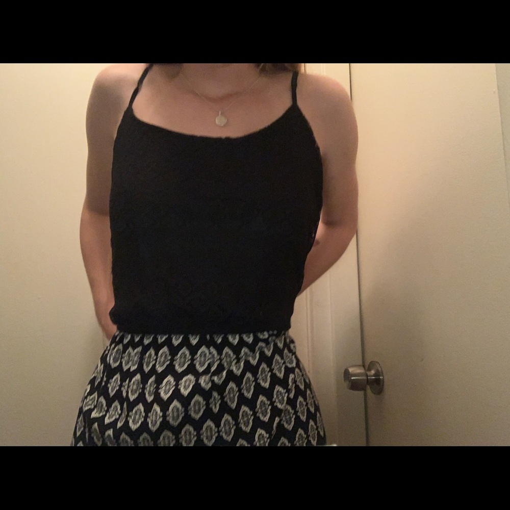 black and white romper